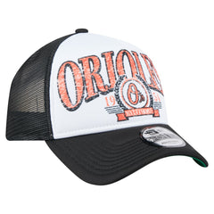 Baltimore Orioles New Era Distressed 9FORTY A-Frame Adjustable Trucker Hat Near Me