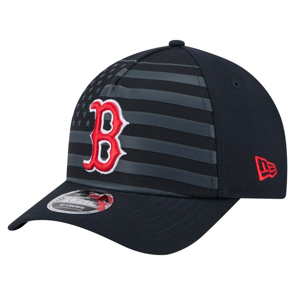 Boston Red Sox New Era American Flag 9FORTY M-Crown A-Frame Adjustable Hat for sale