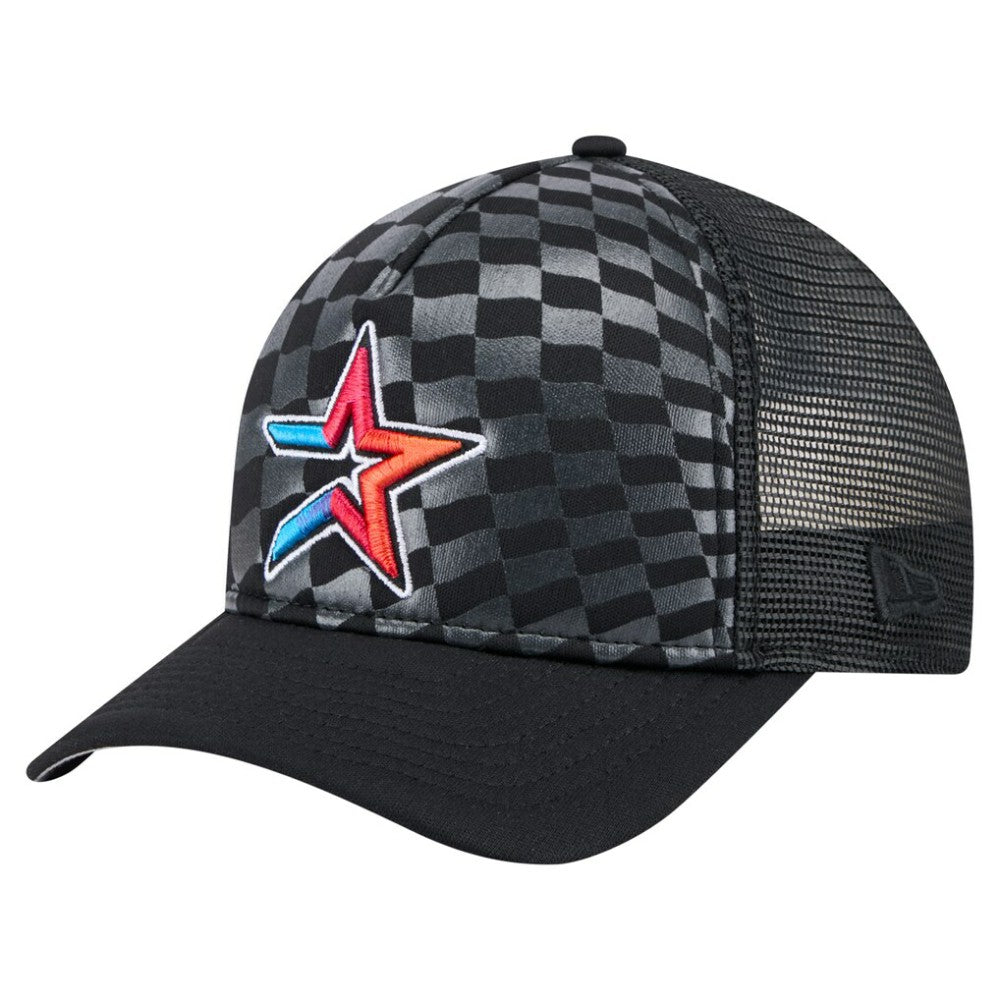 Houston Astros New Era Gradient 9FORTY A-Frame M-Crown Trucker Adjustable Hat Online