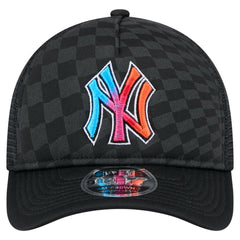 New York Yankees New Era Gradient 9FORTY A-Frame M-Crown Trucker Adjustable Hat Near Me