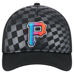 Pittsburgh Pirates New Era Gradient 9FORTY A-Frame M-Crown Trucker Adjustable Hat Discount