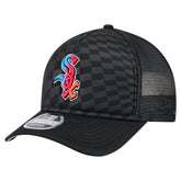 Chicago White Sox New Era Gradient 9FORTY A-Frame M-Crown Trucker Adjustable Hat Outlet