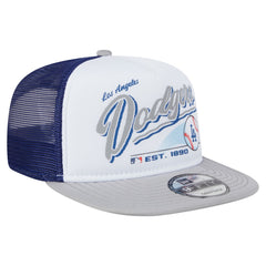Los Angeles Dodgers New Era Retro Script Trucker 9FIFTY Snapback Hat Sale