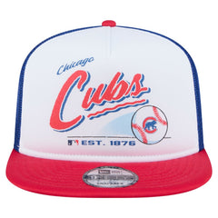 Chicago Cubs New Era Retro Script Trucker 9FIFTY Snapback Hat Near Me