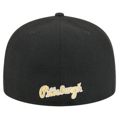Pittsburgh Pirates New Era Overlap 59FIFTY Fitted Hat Outlet