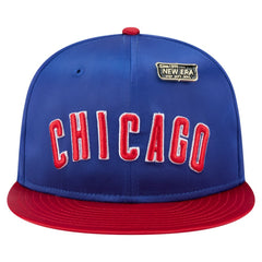 Chicago Cubs New Era Satin 59FIFTY Fitted Hat for sale