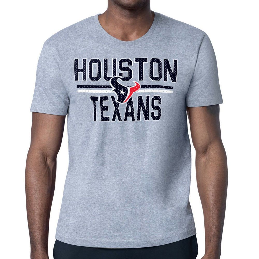 Houston Texans Starter Mesh Look T-Shirt - Heather Gray - NFL