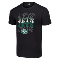 New York Jets Starter Four Name T-Shirt - Black - NFL