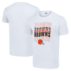 Cleveland Browns Starter Four Name T-Shirt - White - NFL