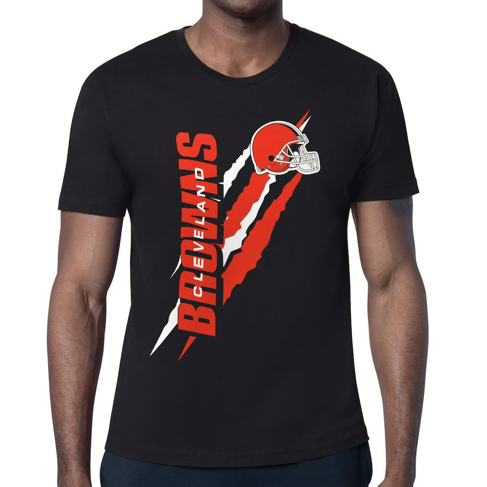Cleveland Browns Starter Color Scratch T-Shirt - Black - NFL