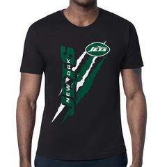 New York Jets Starter Color Scratch T-Shirt - Black - NFL