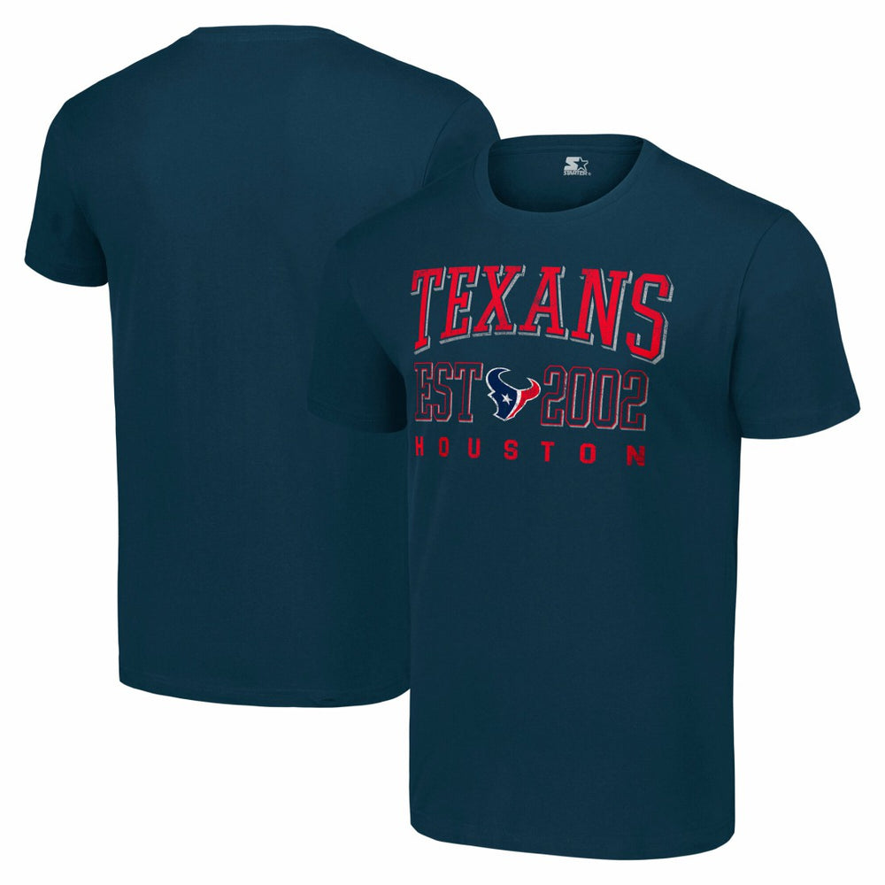 Houston Texans Starter Distressed Graphic T-Shirt - Navy - NFL