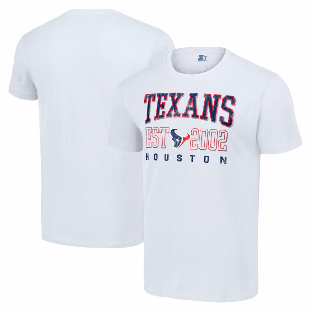 Houston Texans Starter Distressed Graphic T-Shirt - White - NFL