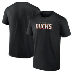 Anaheim Ducks Wordmark Logo T-Shirt - Black | NHL sale