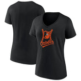 Baltimore Orioles Women's Fastball V-Neck T-Shirt Sale