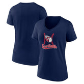 Cleveland Guardians Women's Fastball V-Neck T-Shirt Discount