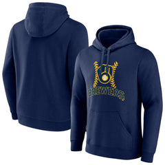 Milwaukee Brewers Fastball Pullover Hoodie Outlet