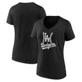 Los Angeles Dodgers Women's Fastball V-Neck T-Shirt Outlet