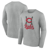 Cincinnati Reds Fastball Long Sleeve T-Shirt Outlet