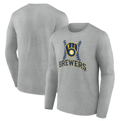Milwaukee Brewers Fastball Long Sleeve T-Shirt Discount
