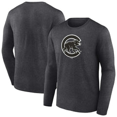 Chicago Cubs Monochrome Long Sleeve T-Shirt Near Me