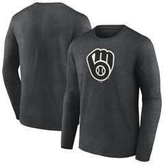 Milwaukee Brewers Monochrome Long Sleeve T-Shirt for sale