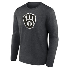 Milwaukee Brewers Monochrome Long Sleeve T-Shirt for sale