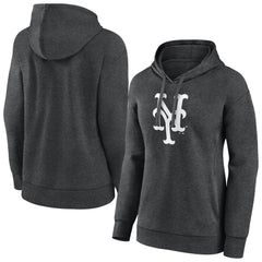 New York Mets Women's Monochrome Pullover Hoodie Outlet