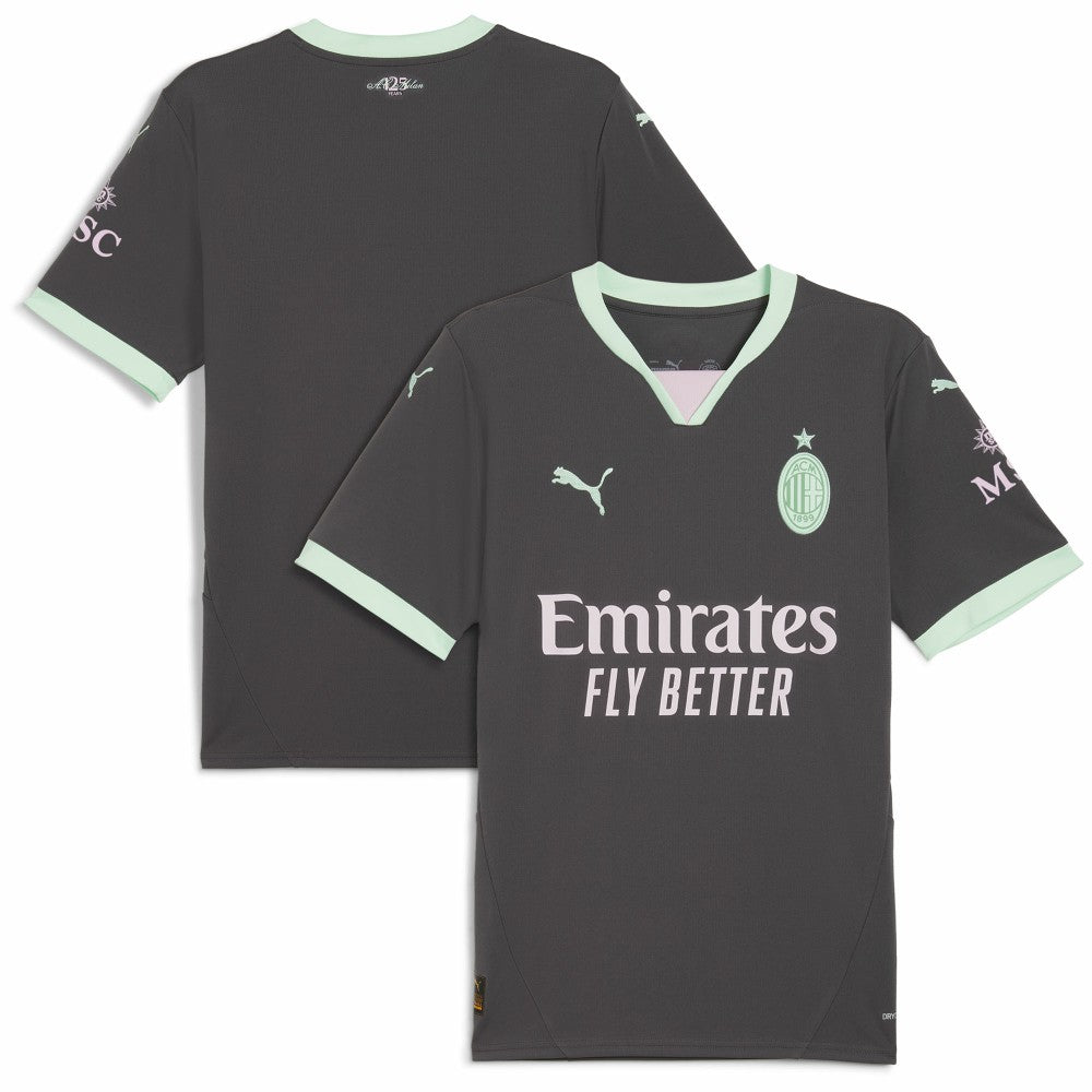 Puma - AC Milan 2024/25 Third Replica Jersey - Charcoal