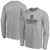 Detroit Tigers Evanston Stencil Long Sleeve T-Shirt Sale