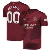 Puma - Manchester City 2024/25 Third Replica Custom Jersey - Burgundy