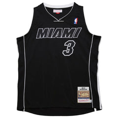 Mitchell & Ness Dwyane Wade Miami Heat 2011/12 Hardwood Classics Authentic Jersey Black