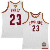Mitchell & Ness LeBron James Cleveland Cavaliers 2015/16 Hardwood Classics Authentic Jersey White