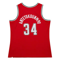 Mitchell & Ness Giannis Antetokounmpo Milwaukee Bucks 2014/15 Hardwood Classics Swingman Jersey Red