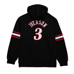 Mitchell & Ness Allen Iverson Philadelphia 76ers Name & Number Pullover Hoodie Black