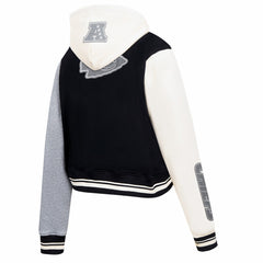 Kansas City Chiefs Pro Standard Women's Reverse French Terry Colorblock Full-Zip Hoodie - Gray - NFL