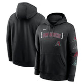 Arizona Diamondbacks Nike Club Stack Pullover Hoodie Outlet