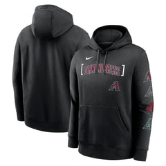Arizona Diamondbacks Nike Club Stack Pullover Hoodie Outlet