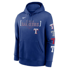 Texas Rangers Nike Club Stack Pullover Hoodie Discount