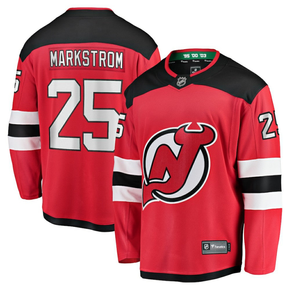 Jacob Markstrom New Jersey Devils Fanatics Home Premier Breakaway Player Jersey - Red | Fanatics Lifestyle
