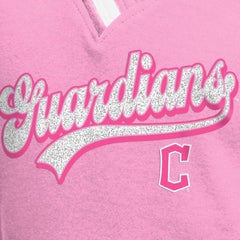 Cleveland Guardians New Era Girls Youth Mommy & Me Raglan V-Neck T-Shirt for sale