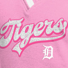 Detroit Tigers New Era Girls Youth Mommy & Me Raglan V-Neck T-Shirt Near Me