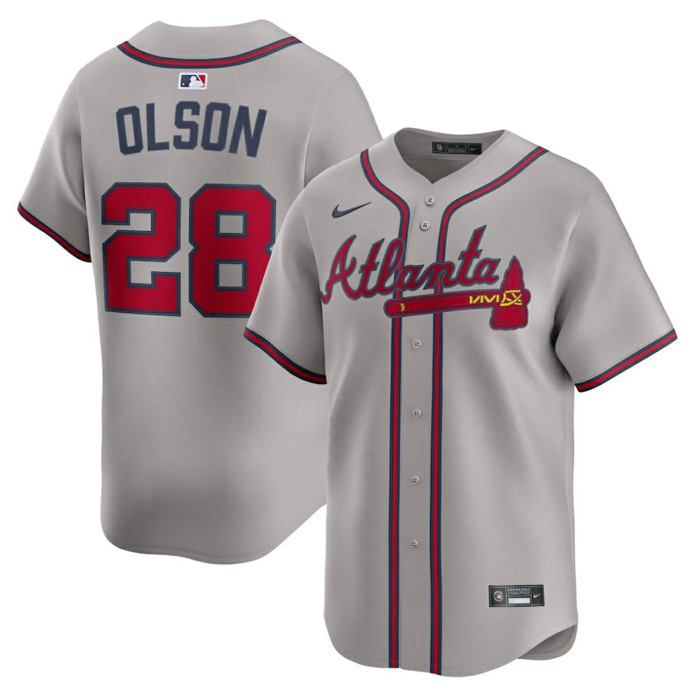 Matt Olson Atlanta Braves Nike Road Limited Player Jersey Near Me