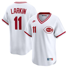 Barry Larkin Cincinnati Reds Nike Throwback Cooperstown Collection Limited Jersey Online
