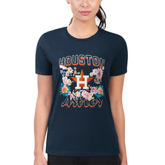 Houston Astros G-III 4Her by Carl Banks Women's Super-Slim Fit Lightweight Flowers Graphic T-Shirt Near Me
