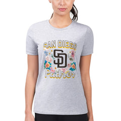 San Diego Padres G-III 4Her by Carl Banks Women's Super-Slim Fit Lightweight Flowers Graphic T-Shirt Online