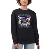 Colorado Rockies G-III 4Her by Carl Banks Women's Flowers Graphic Pullover Sweatshirt Online