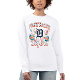 Detroit Tigers G-III 4Her by Carl Banks Women's Flowers Graphic Pullover Sweatshirt Online