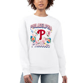 Philadelphia Phillies G-III 4Her by Carl Banks Women's Flowers Graphic Pullover Sweatshirt for sale