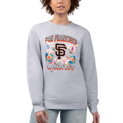 San Francisco Giants G-III 4Her by Carl Banks Women's Flowers Graphic Pullover Sweatshirt Discount